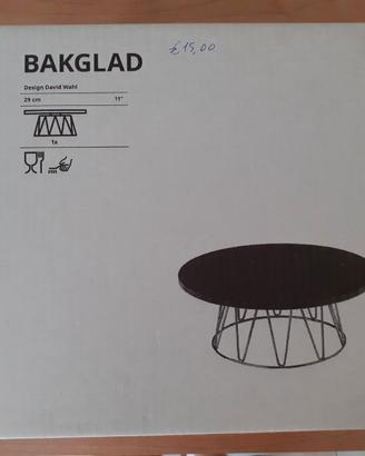 Alzata/piatto per torte e dolci, bakglad di ikea