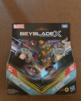 Beyblade x Marvel Miles morales vs Green Goblin