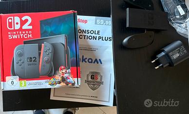 NINTENDO SWITCH 2 new+2 Giochi+GARANZIA 2 ANNI D.a
