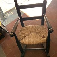 Seggiolina dondolo in legno