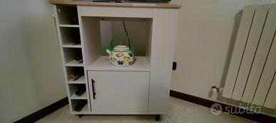 HOMCOM Carrello da Cucina