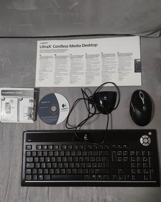 Tastiera e mouse wireless Logitech UltraX Cordless