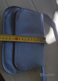 Borsa a tracolla lilla in ecopelle