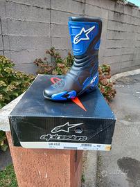 Stivali moto Alpinestars S-MX 4 Blue tg.43 