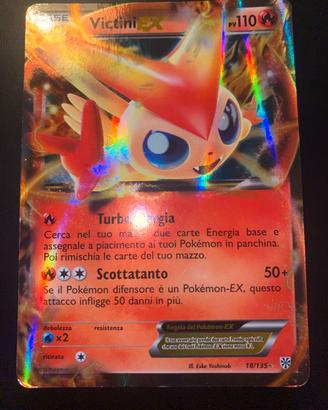Victini EX PLS 18/135 Uragano Plasma GD-/Creased