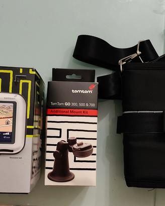 TomTom GO 300 vintage completo di scatola e kit