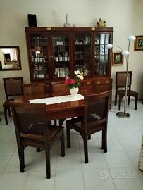 Sala da pranzo in Legno di Ciliegio Anni '80