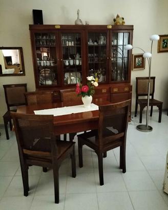 Sala da pranzo in Legno di Ciliegio Anni '80