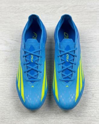 Scarpe da calcio Adidas F50 Elite FG - Blu/Gialle