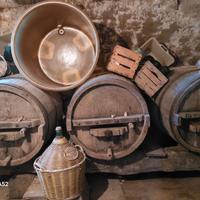 Botti per vino, damigiane, contenitore in resina