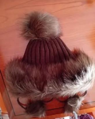 berretto donna con pelliccia 