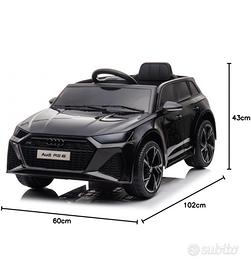 Audi rs6 bambini batteria 