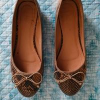 Ballerine pitonate