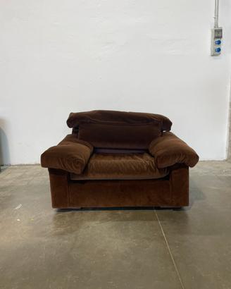 Poltrona erasmo afra e tobia scarpa in velluto B&B