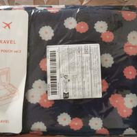 Pochette da viaggio per trucchi e cosmesi nuova