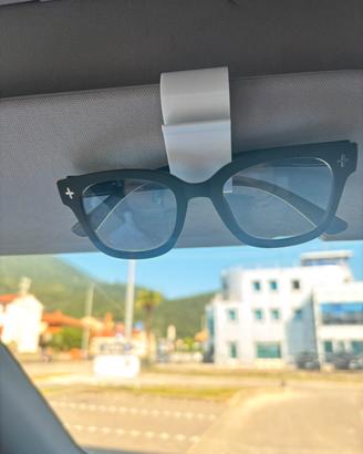 Set di 2 porta occhiali universali per auto