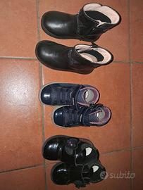 3 paia di scarpe bimba 