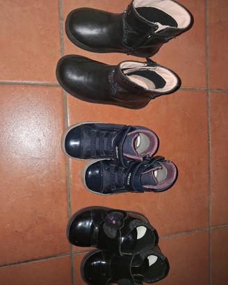 3 paia di scarpe bimba 