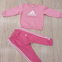 Tuta rosa da bimba Adidas 18-24 mesi