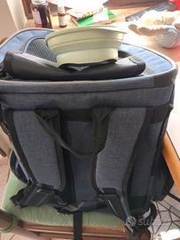 zaino per gatto o cane come nuovo 