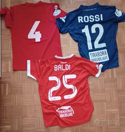 4 maglie Triestina calcio match worn Rigoni Volpe - Collezionismo