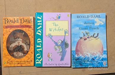 3 libri di Roald Dahl in inglese