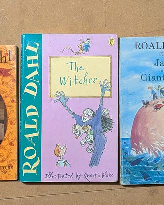3 libri di Roald Dahl in inglese