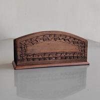 Manufatto in legno Indonesiano da scrivania 