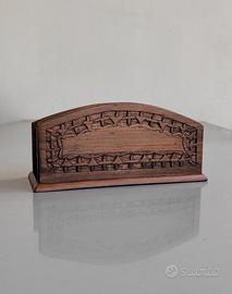 Manufatto in legno Indonesiano da scrivania 