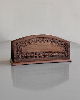 Manufatto in legno Indonesiano da scrivania 