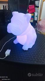 Casa a bluetooth da 7watt con luce  