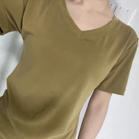 T-shirt modale a maniche corte da donna 2023 estat