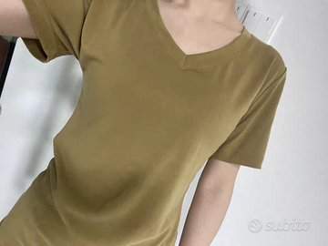 T-shirt modale a maniche corte da donna 2023 estat