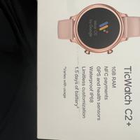 TicWatch C2+ Rose Gold – 2 cinturini, completo