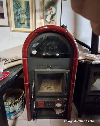 stufa a legna con forno NORDICA