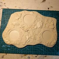 Elemento scenico Terrain wargame Citadel Wood base