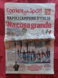 Corriere dello sport scudetto Napoli 2025