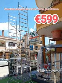 trabattello punteggio alluminio alto 5.5 MT