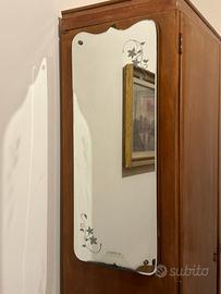 Specchio decorato anni Cinquanta