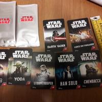 Lotto 7 carte adesive star wars