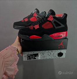 jordan 4 rosse e nere 
