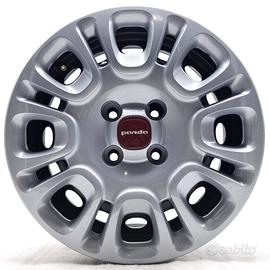 4 Cerchi da 14' in Ferro - Fiat - Panda