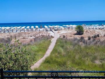 Direttamente sulla spiaggia in posizione unica