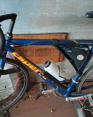 bicicletta da corsa + rullo allenamento