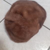 cappello pelliccia vera visone