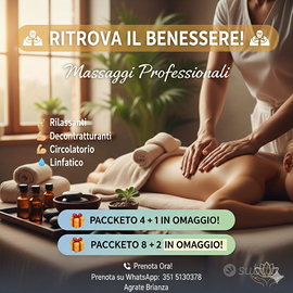 Massaggi Professionali ad Agrate Brianza