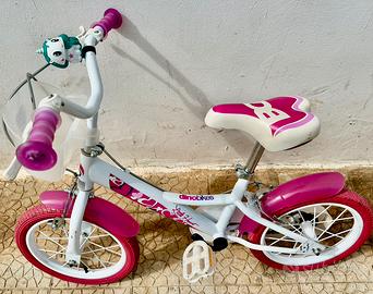 Bici 14” pollici dino bikes little hearth"