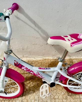 Bici 14” pollici dino bikes little hearth"