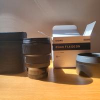 OBIETTIVO SIGMA 85 mm f1.4 (Art) DG DN L-MOUNT