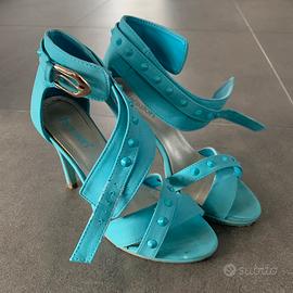 Sandali alti azzurri numero 37
